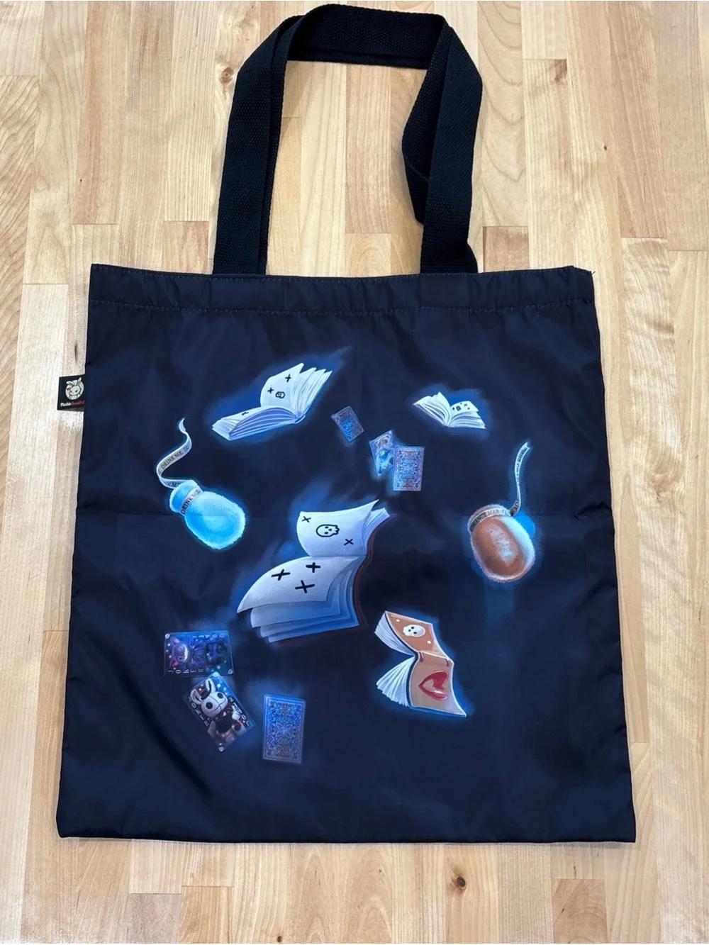 Plushie Dreadfuls tote bag featuring Victorian McGee's Alice Rabbit!design 15x14